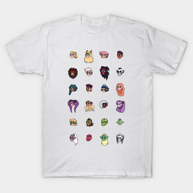 She-Ra Characters T-Shirt by joseanaya